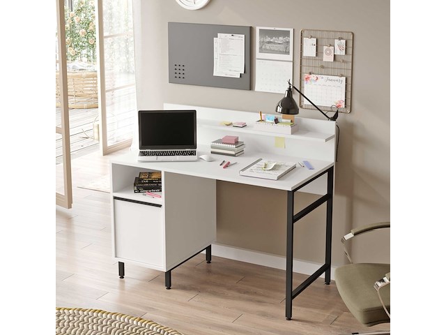 On16 bureau | 100% melamine | wit - afbeelding 2 van  7