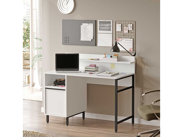 On16 bureau | 100% melamine | wit - afbeelding 3 van  7