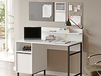 On16 bureau | 100% melamine | wit - afbeelding 3 van  7