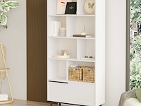 On4 boekenplank | 100% melamine | wit - afbeelding 3 van  7
