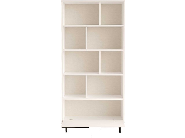 On4 boekenplank | 100% melamine | wit - afbeelding 6 van  7