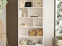 On4 boekenplank | 100% melamine | wit - afbeelding 4 van  7