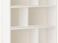 On4 boekenplank | 100% melamine | wit - afbeelding 5 van  7