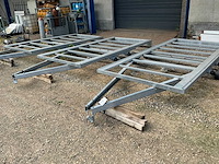 Onafgewerkte aanhangwagen (3x) - afbeelding 1 van  6