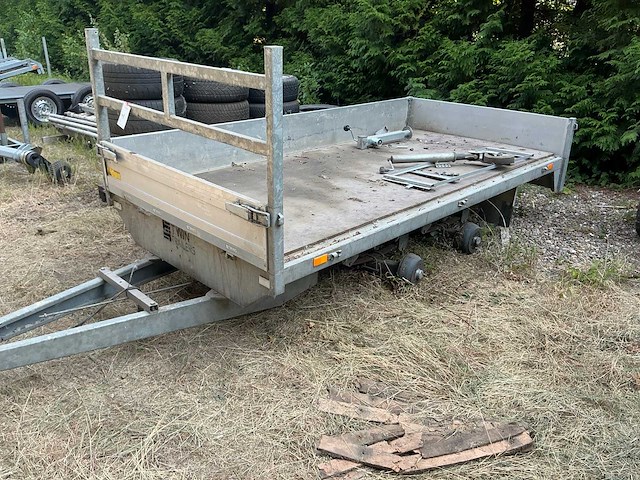 Onafgewerkte aanhangwagen (4x) - afbeelding 6 van  10