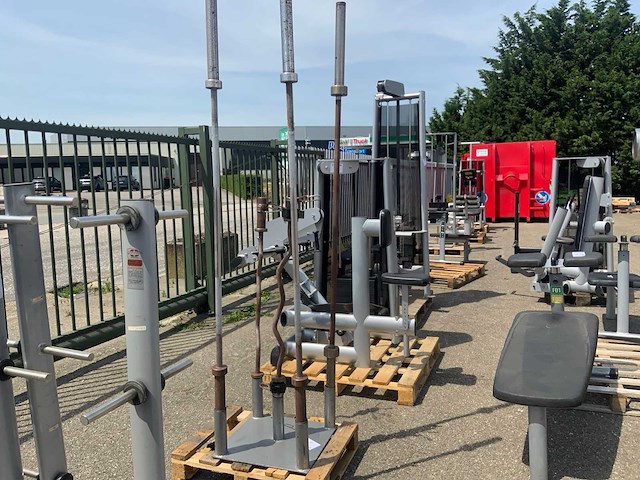 Onbekend 50mm stangen 5x met plateau krachtstation - afbeelding 3 van  3