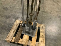 Onbekend 50mm stangen met plateau 5x stang krachtstation - afbeelding 2 van  3