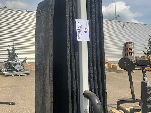 Onbekend aerobic matten met rek 9x krachtstation - afbeelding 3 van  3