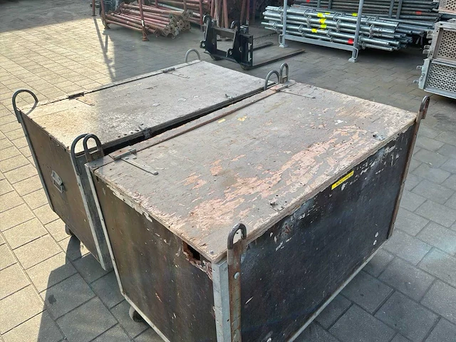Onbekend bakken voor op de kraan (2x) - afbeelding 3 van  5