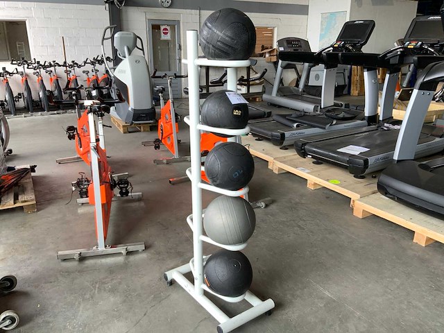 Onbekend medicine balls met rek krachtstation - afbeelding 1 van  3