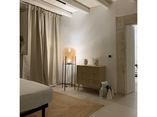 Onda vloerlamp 140 cm - licht amber - afbeelding 3 van  5