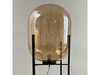 Onda vloerlamp 140 cm - licht amber - afbeelding 1 van  3