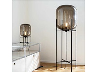 Onda vloerlamp 140 cm - rookgrijs - afbeelding 1 van  4