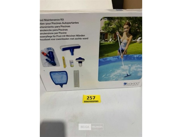 Onderhoudskit voor zwembaden - afbeelding 1 van  3