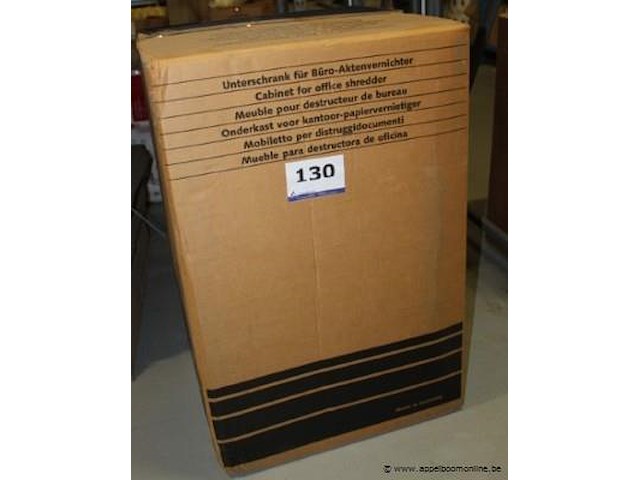 Onderkast voor papierschredder - afbeelding 1 van  2