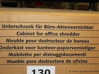 Onderkast voor papierschredder - afbeelding 2 van  2