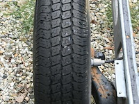 Onderstel van karavan, geremd, l650xb210 cm - afbeelding 3 van  5