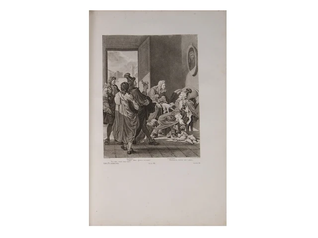 One of three volumes of 'oeuvres de racine', published by pierre didot, 1801 - afbeelding 4 van  12