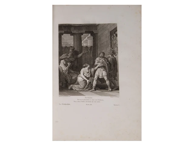 One of three volumes of 'oeuvres de racine', published by pierre didot, 1801 - afbeelding 9 van  12
