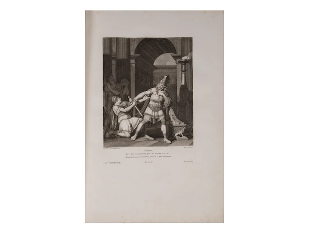 One of three volumes of 'oeuvres de racine', published by pierre didot, 1801 - afbeelding 11 van  12