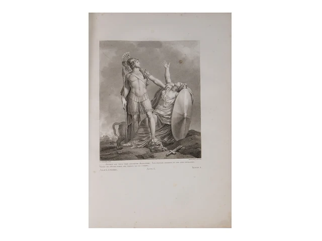 One of three volumes of 'oeuvres de racine', published by pierre didot, 1801 - afbeelding 12 van  12