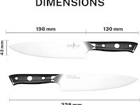 Onekut koksmes 328mm - afbeelding 3 van  4