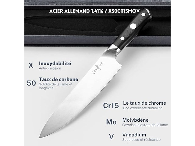 Onekut koksmes 328mm - afbeelding 2 van  4