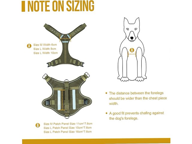 Onetigris tactical hondentuig xl groen - afbeelding 4 van  5