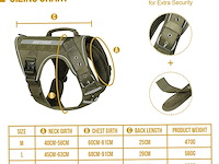 Onetigris tactical hondentuig xl groen - afbeelding 5 van  5