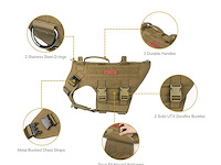 Onetigris x destroyer tactisch hondentuig - afbeelding 2 van  4