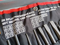 Ongebruikt stahlkaiser 16- en 12-delige beitelset carbon staal - afbeelding 6 van  10