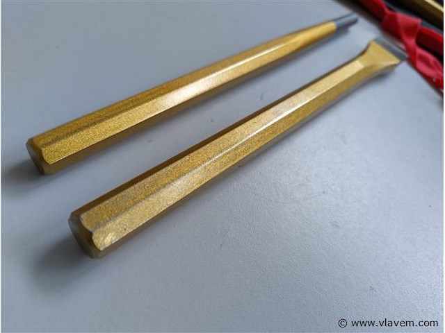 Ongebruikt stahlkaiser 16- en 12-delige beitelset carbon staal - afbeelding 10 van  10