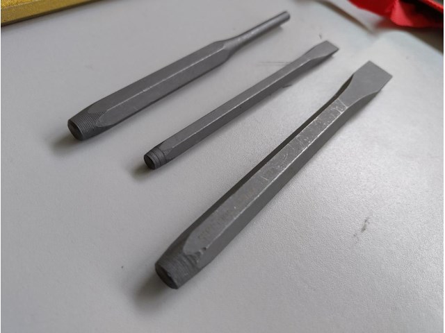 Ongebruikt stahlkaiser 16- en 12-delige beitelset carbon staal - afbeelding 2 van  10