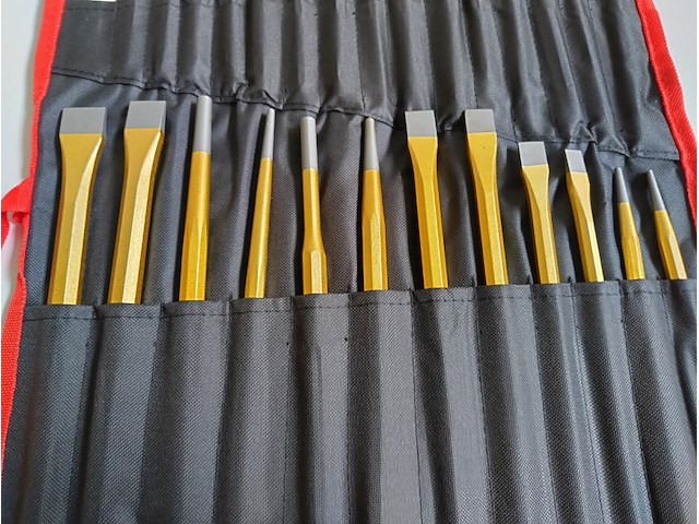 Ongebruikt stahlkaiser 16- en 12-delige beitelset carbon staal - afbeelding 4 van  10