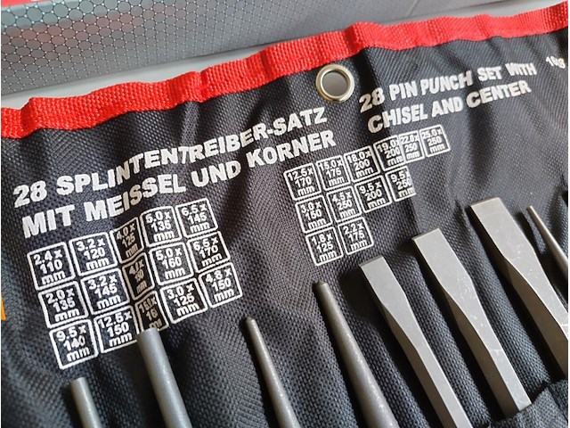 Ongebruikt stahlkaiser 16- en 12-delige beitelset carbon staal - afbeelding 6 van  10