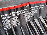 Ongebruikt stahlkaiser 16- en 12-delige beitelset carbon staal - afbeelding 6 van  10