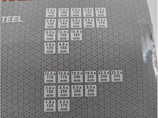 Ongebruikt stahlkaiser 16- en 12-delige beitelset carbon staal - afbeelding 8 van  10