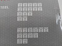 Ongebruikt stahlkaiser 16- en 12-delige beitelset carbon staal - afbeelding 8 van  10