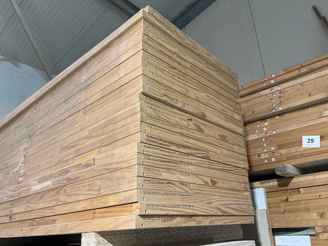 Ongelakte honinggraat schildersdeuren (23x) - afbeelding 2 van  3