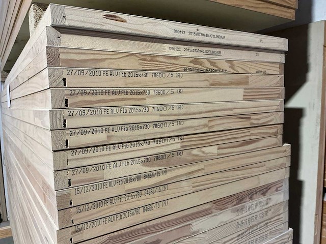 Ongelakte honinggraat schildersdeuren (41x) - afbeelding 6 van  8