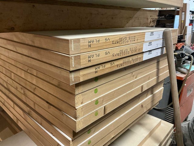 Ongelakte tubespaan brandwerende schildersdeuren (12x) - afbeelding 3 van  4