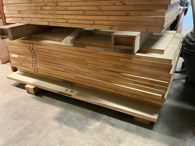 Ongelakte tubespaan brandwerende schildersdeuren (15x) - afbeelding 1 van  4