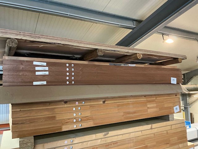 Ongelakte tubespaan brandwerende schildersdeuren (5x) - afbeelding 1 van  4