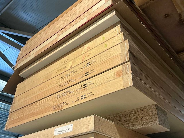 Ongelakte tubespaan brandwerende schildersdeuren (8x) - afbeelding 1 van  3