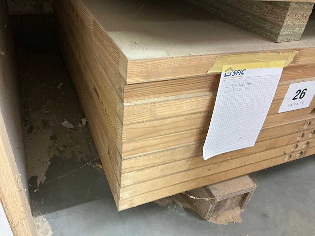 Ongelakte tubespaan brandwerende schildersdeuren (9x) - afbeelding 3 van  4