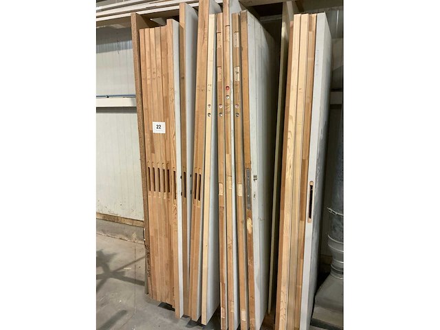 Ongelakte tubespaan schildersdeuren (24x) - afbeelding 4 van  6