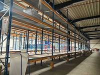 Ongeveer 37 lopende meter palletstelling