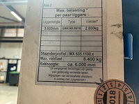 Ongeveer 37 lopende meter palletstelling - afbeelding 9 van  17