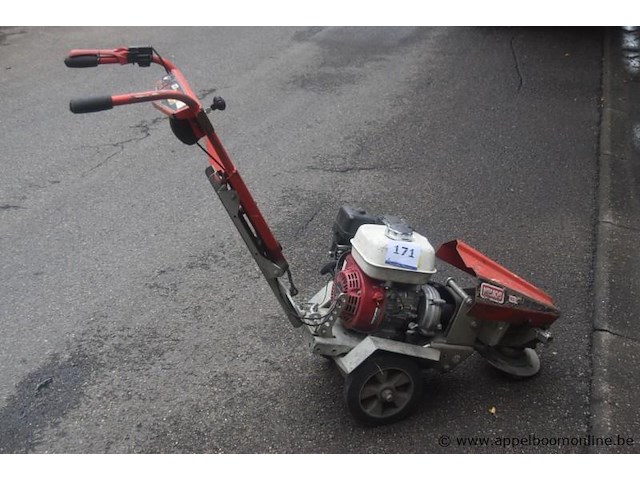 Onkruidborstel, nimos, met honda gx 160 motor, 272 draaiuren, werking niet gekend - afbeelding 1 van  4