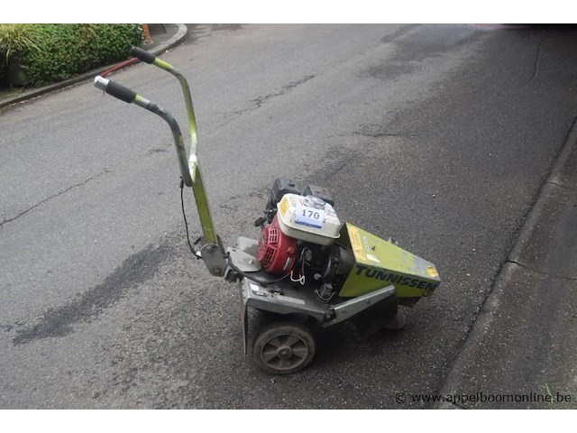 Onkruidborstel, tünnissen, wb 560 h, met honda gx 160 motor, 142.3 draaiuren, werking niet gekend - afbeelding 1 van  4